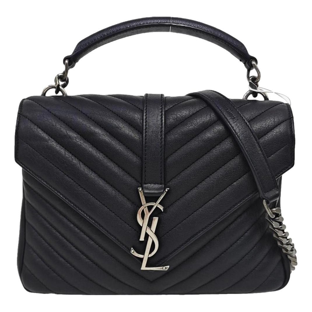 Collége monogramme leather handbag