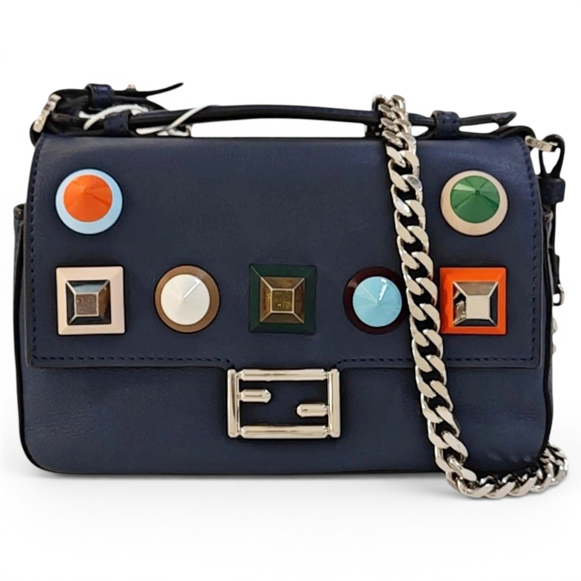 Baguette leather handbag