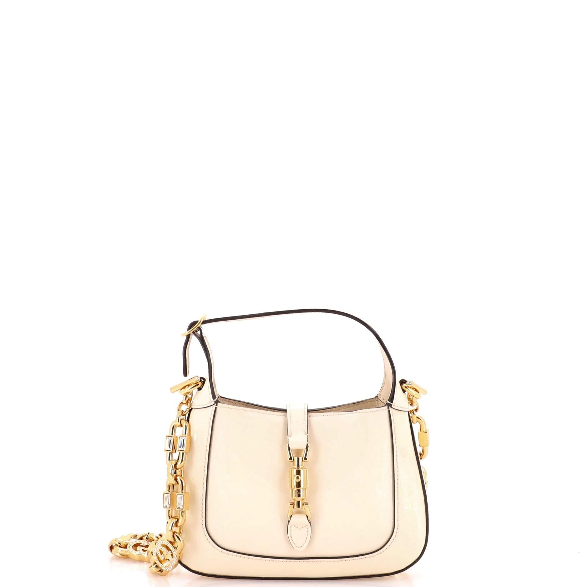 Patent leather handbag
