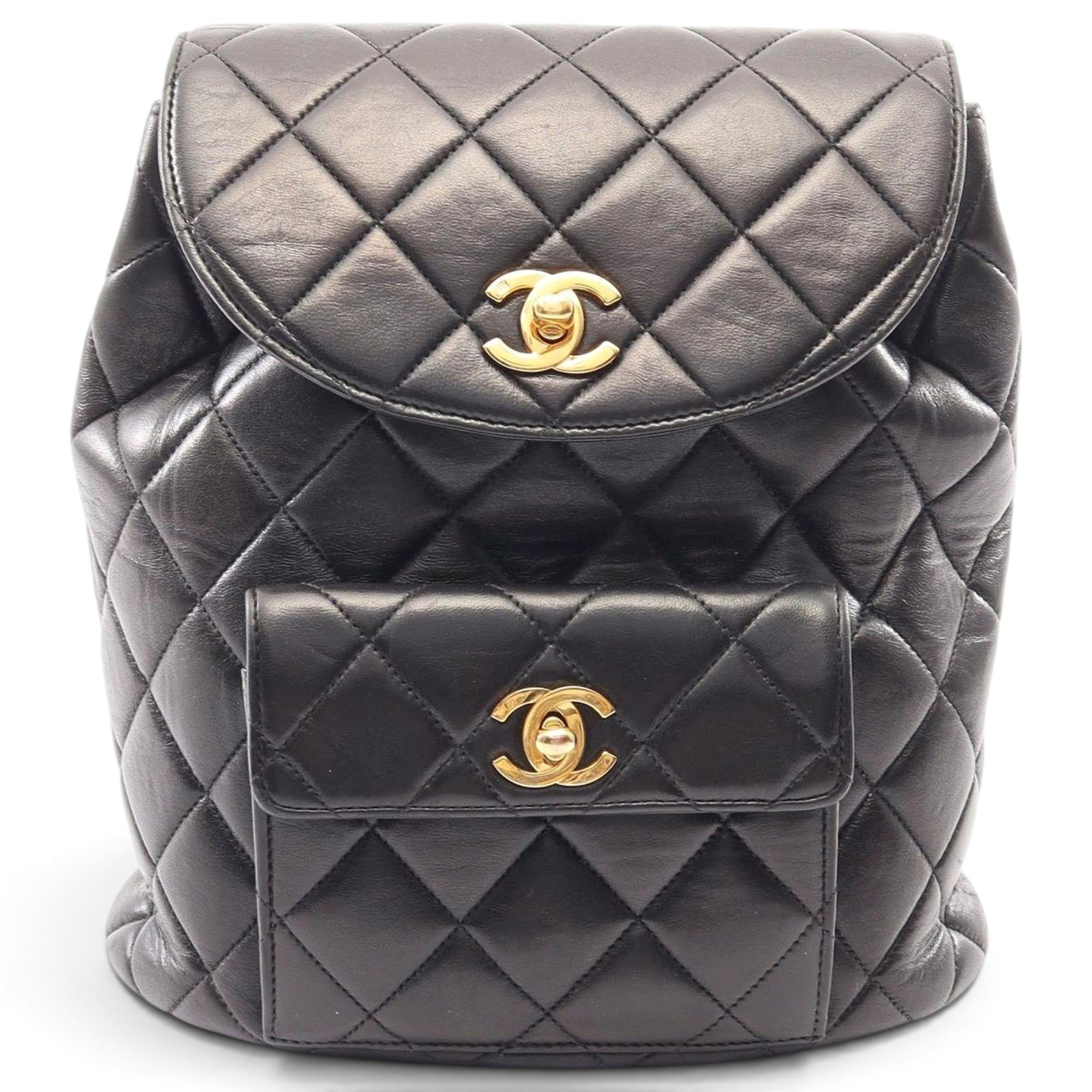 Leather backpack
