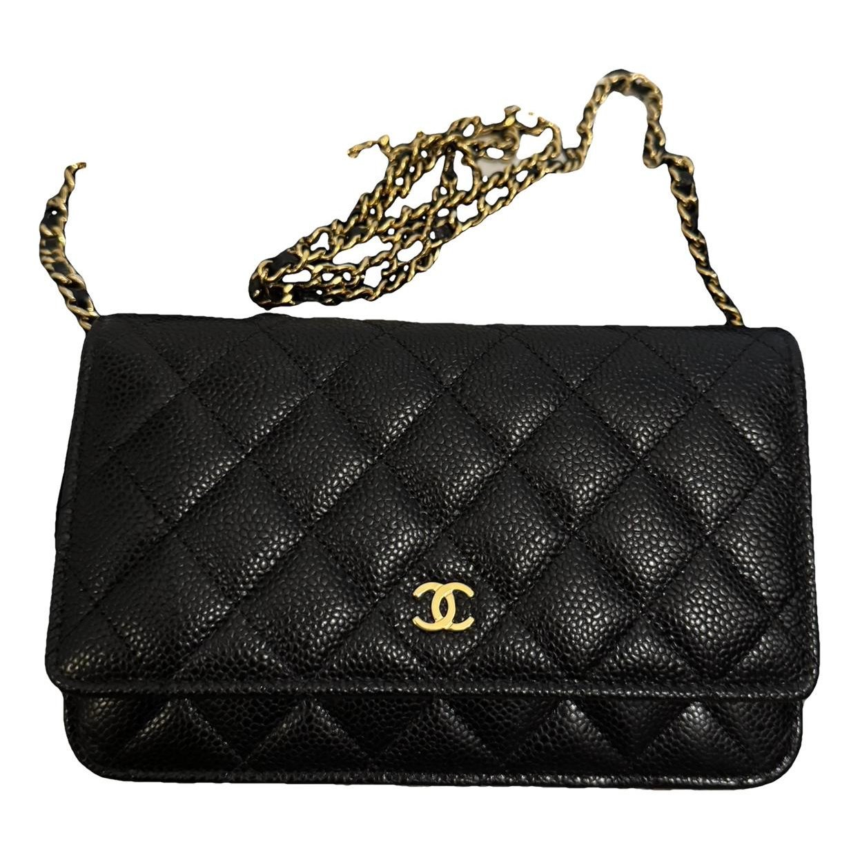 Wallet On Chain Timeless/Classique leather crossbody bag