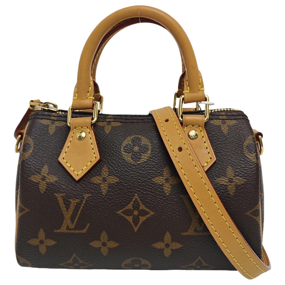 Louis Vuitton Nano Speedy / Mini HL leather handbag