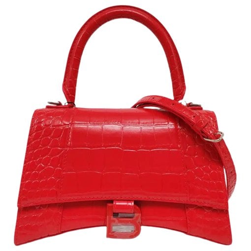 Balenciaga Hourglass leather handbag