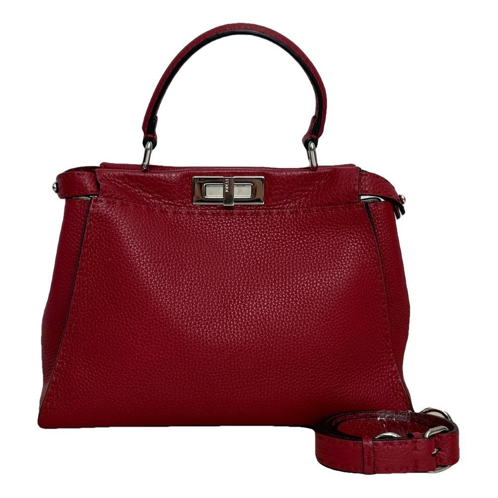 Peekaboo leather handbag