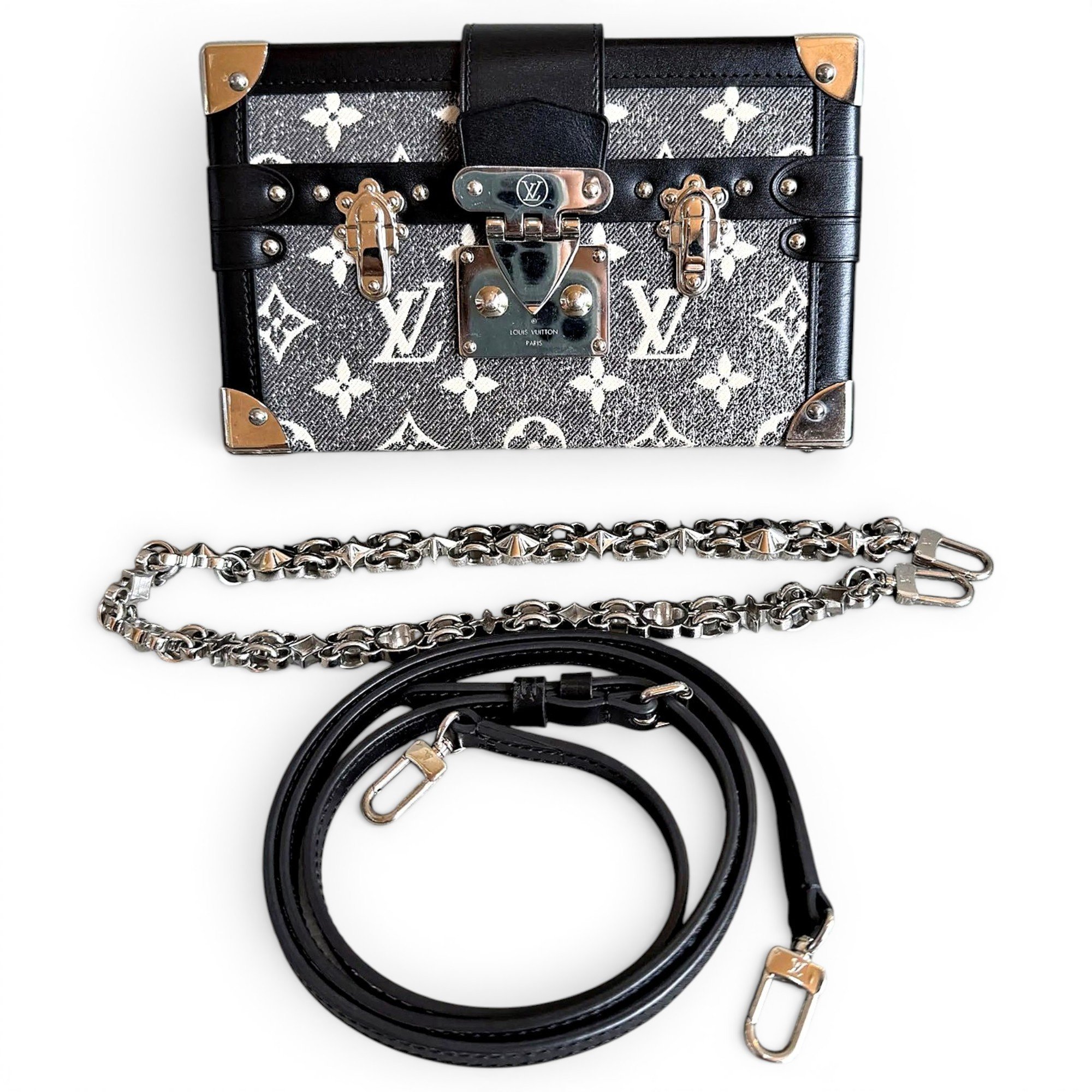 Louis Vuitton Petite Malle leather crossbody bag