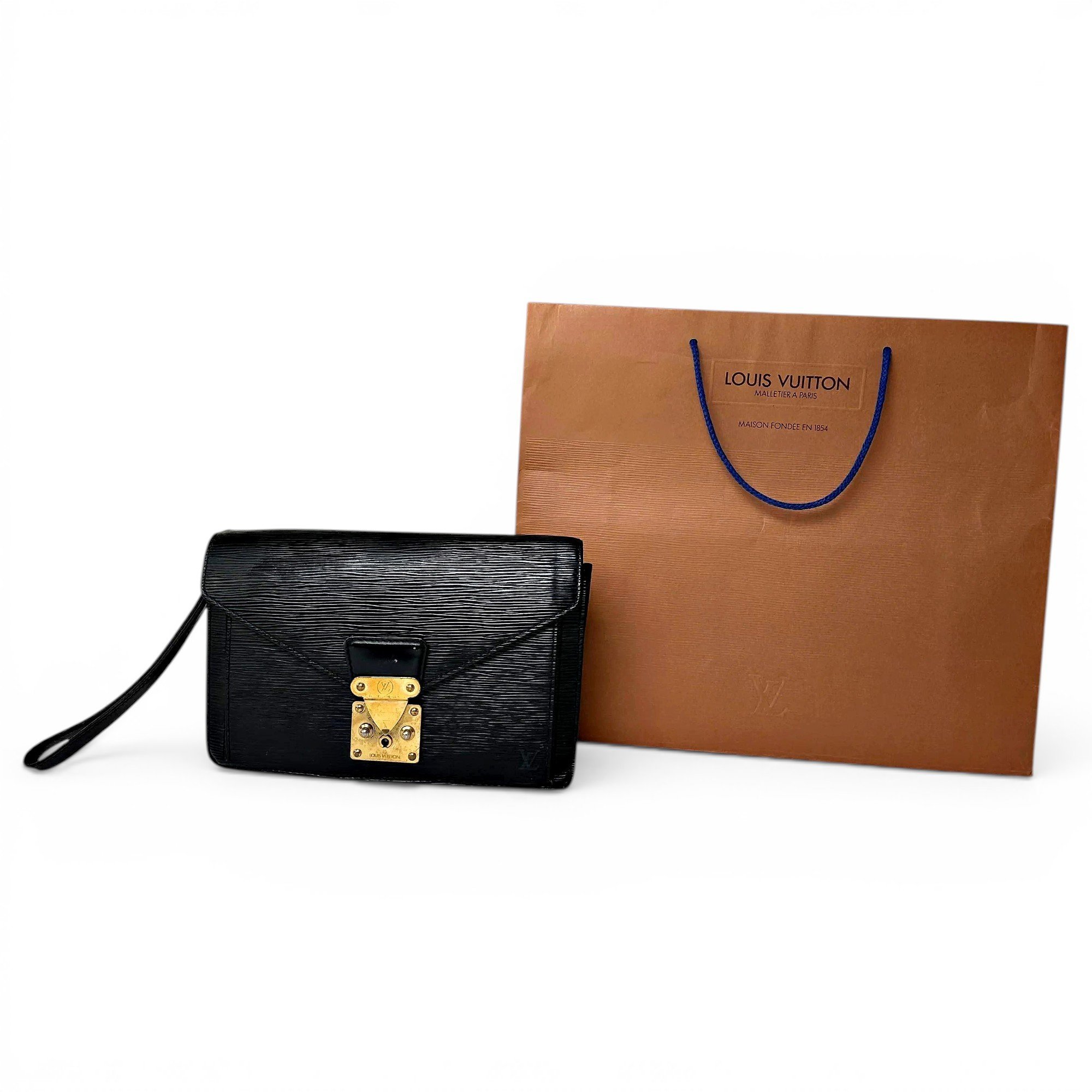 Orsay leather clutch bag