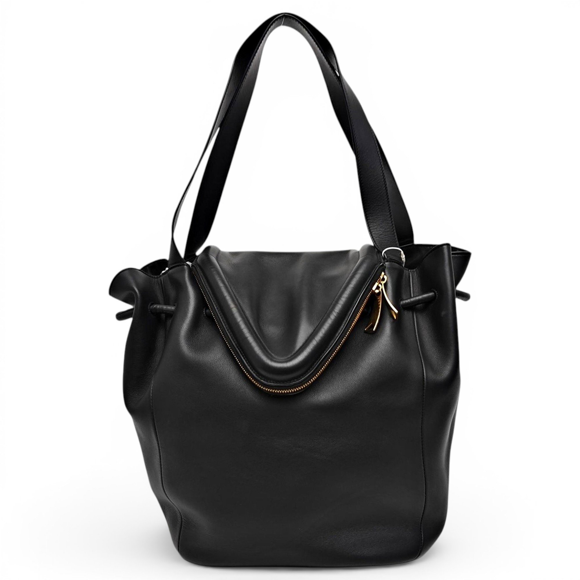 Beak leather handbag