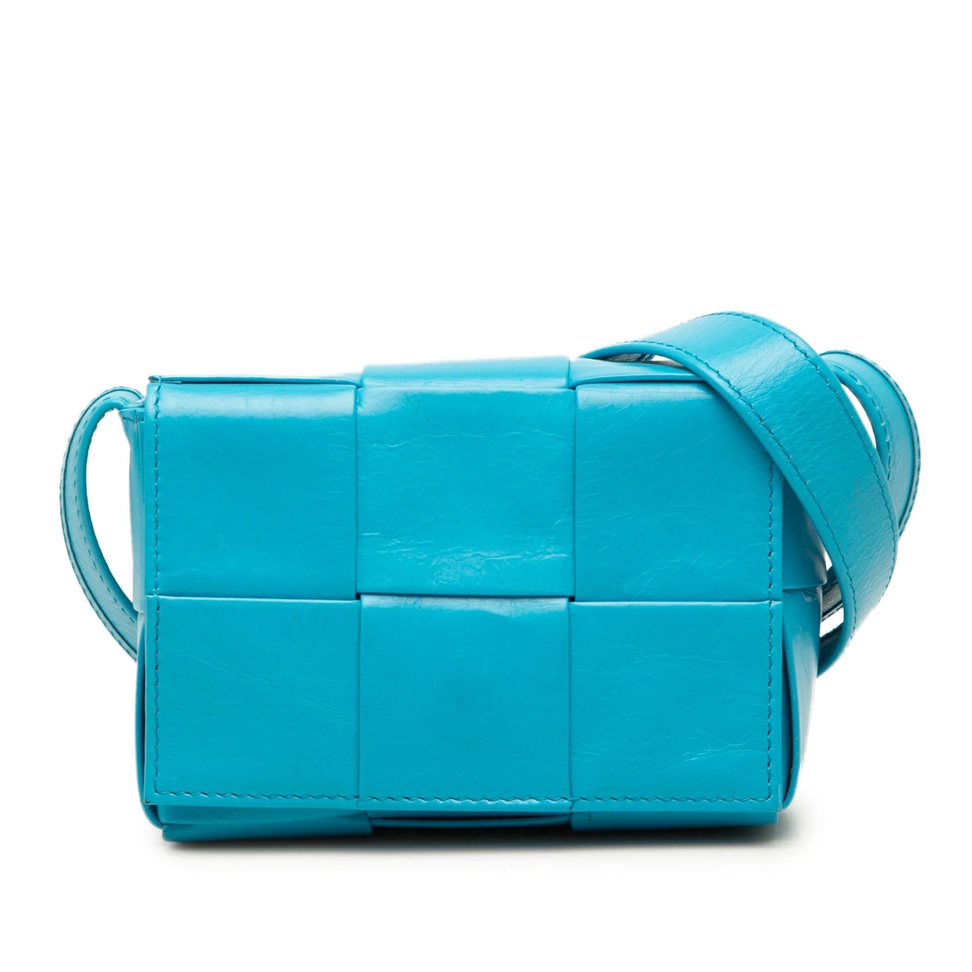Cassette leather handbag