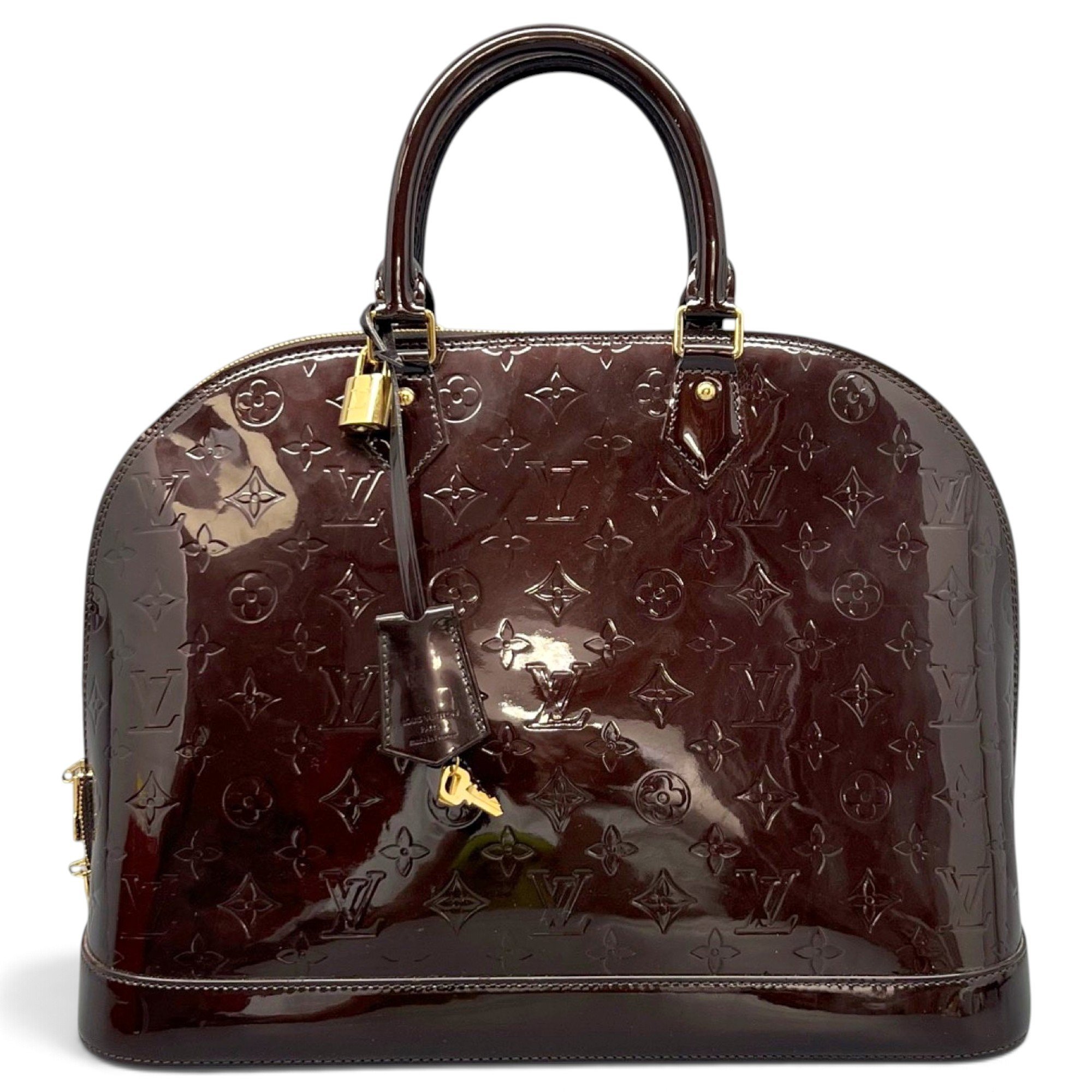 Alma patent leather handbag