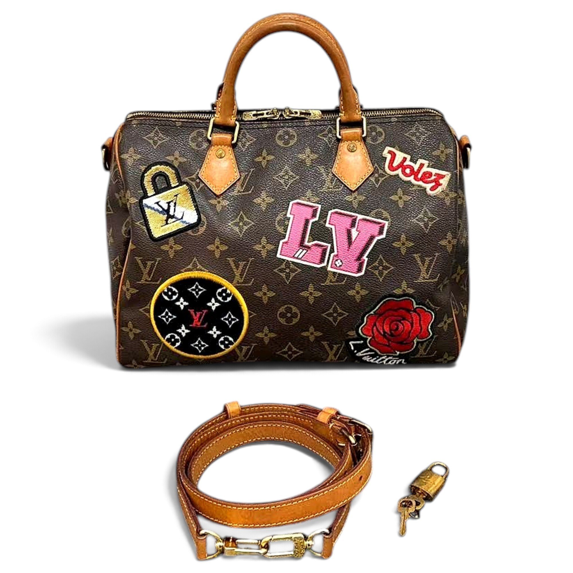 Speedy Bandoulière leather handbag