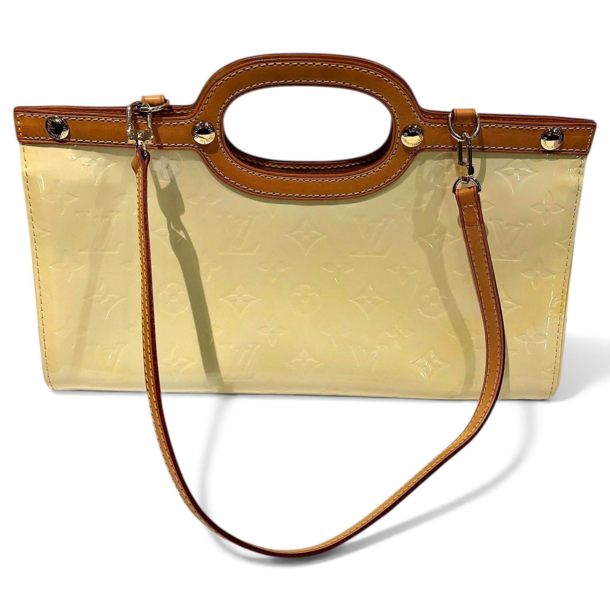 Roxbury patent leather handbag