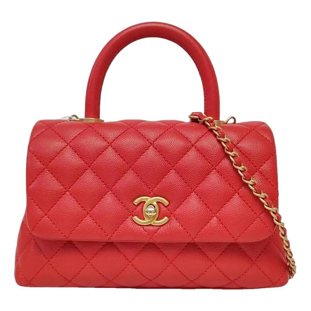 Coco Handle leather handbag
