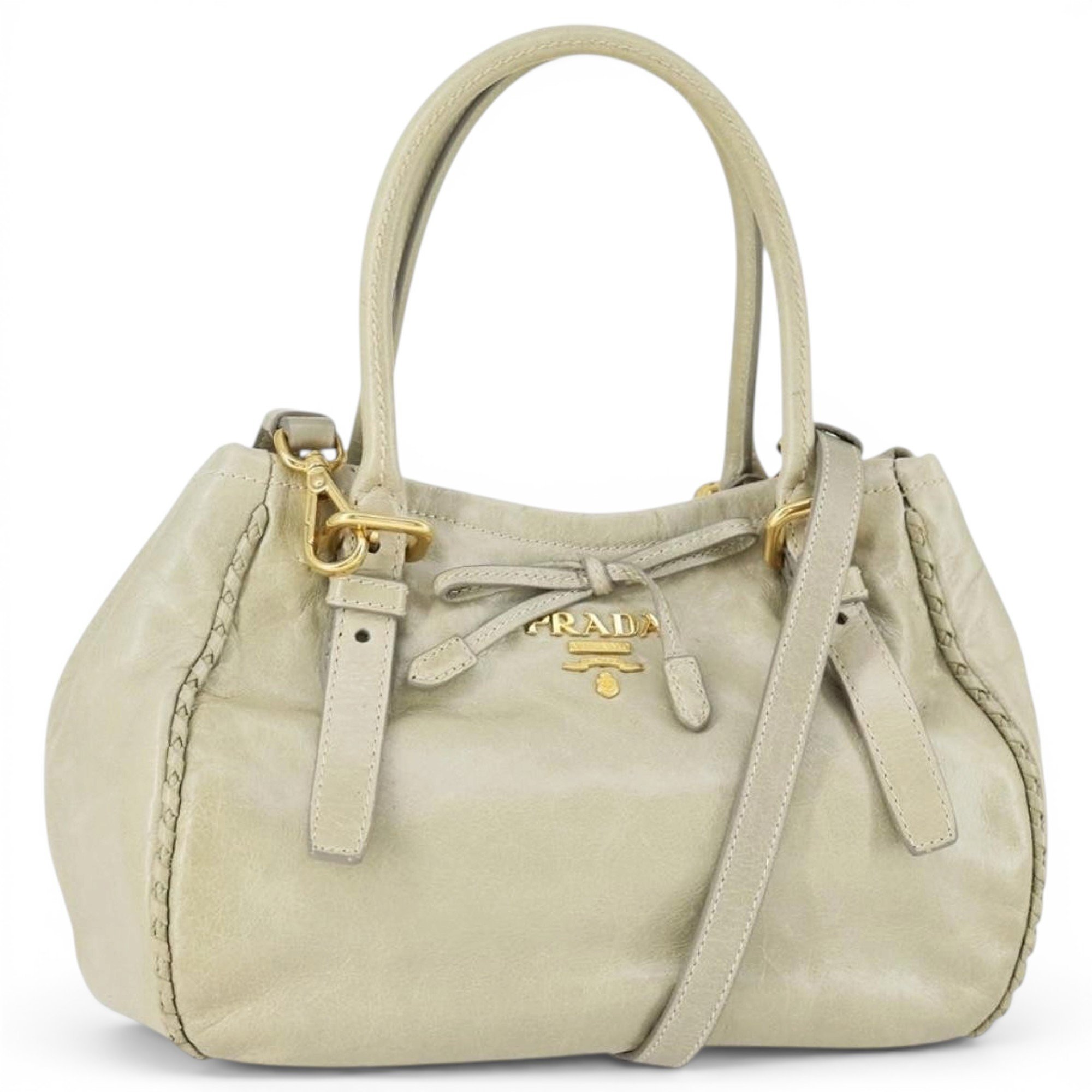 Leather handbag