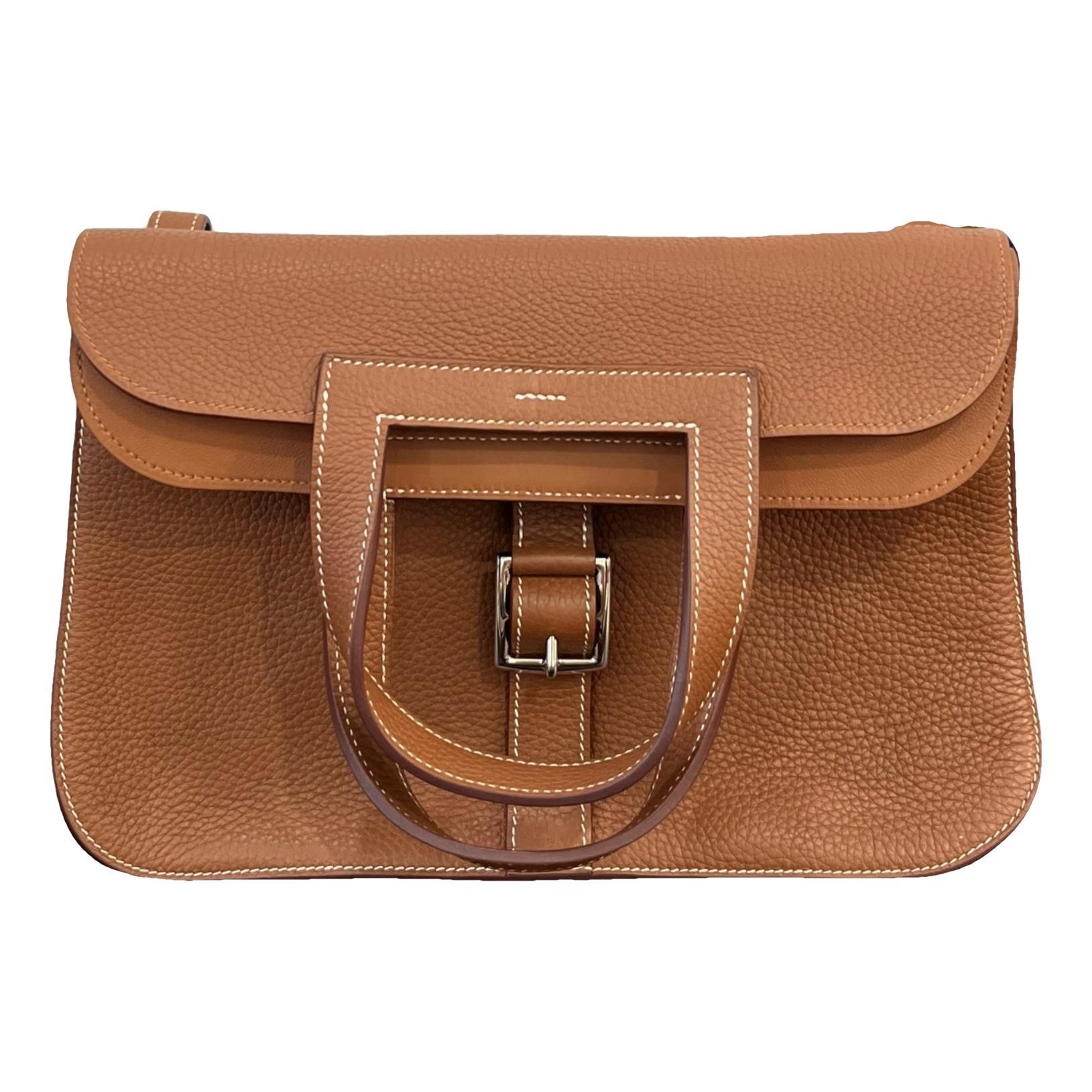 Halzan leather handbag