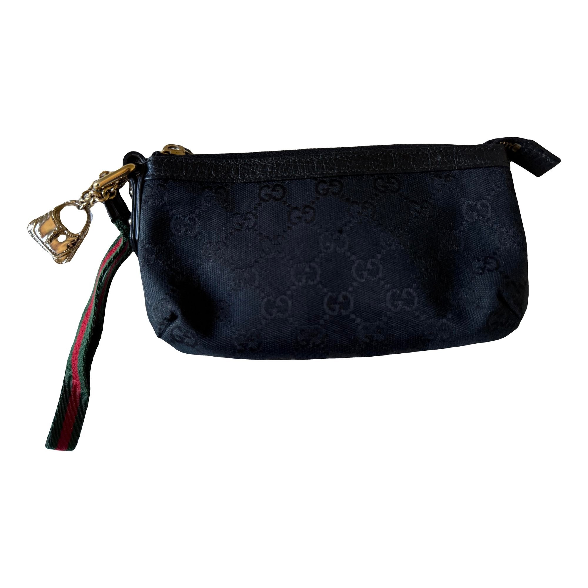 Ophidia cloth clutch bag