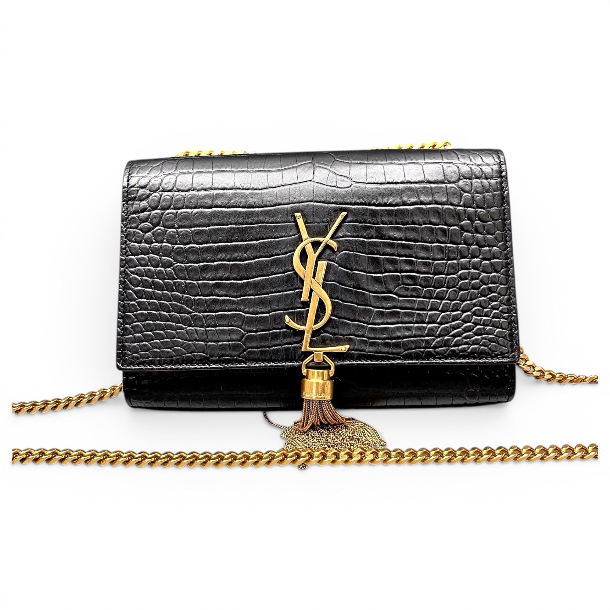 Pompom Kate leather handbag