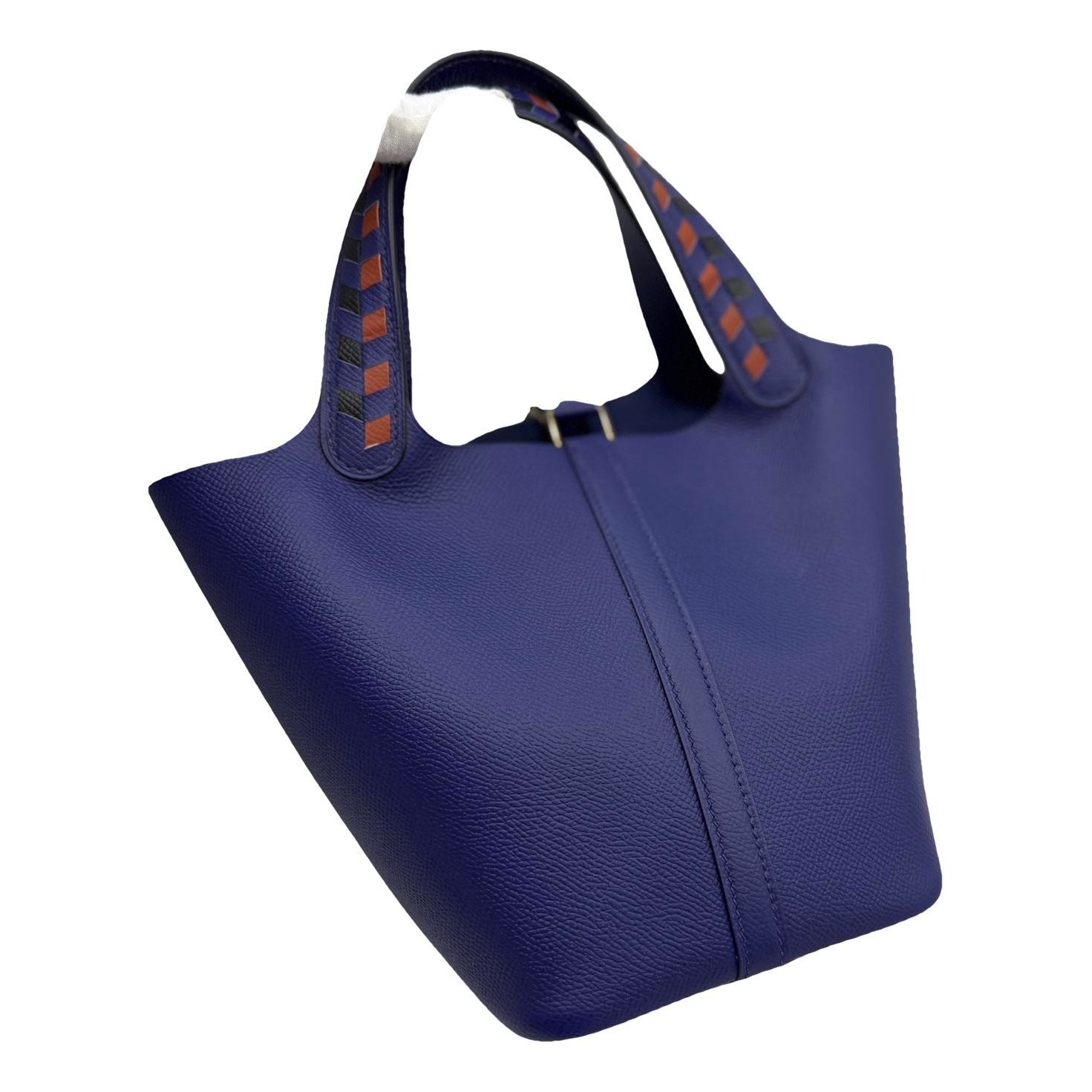 Picotin leather tote