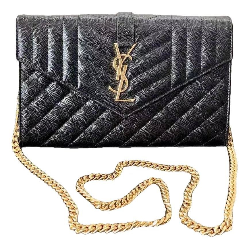Envelope pony-style calfskin handbag