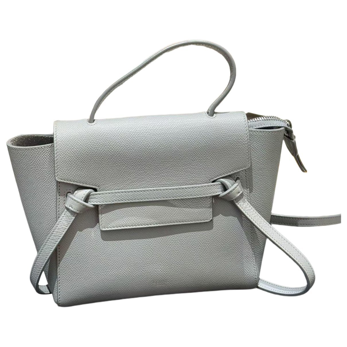 Belt leather handbag