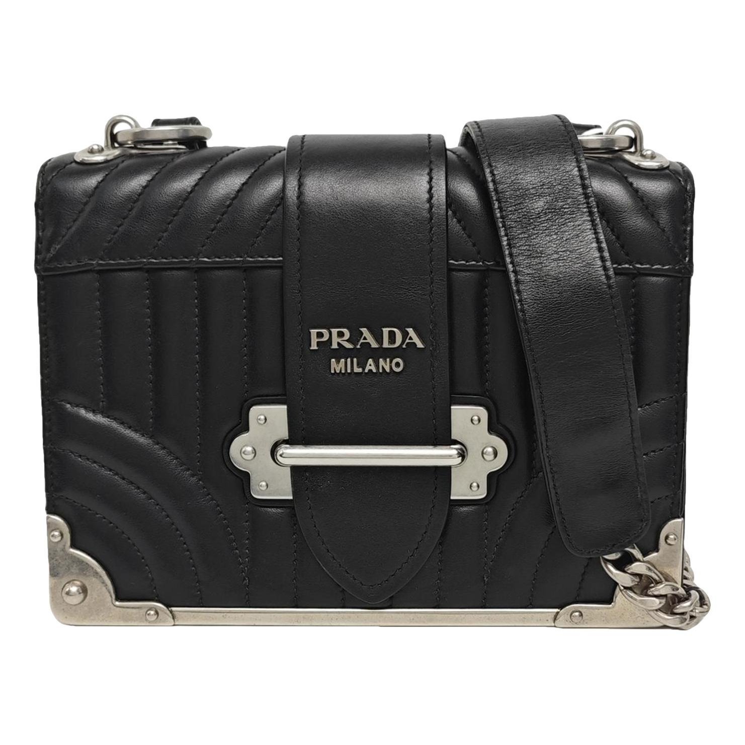 Cahier leather handbag