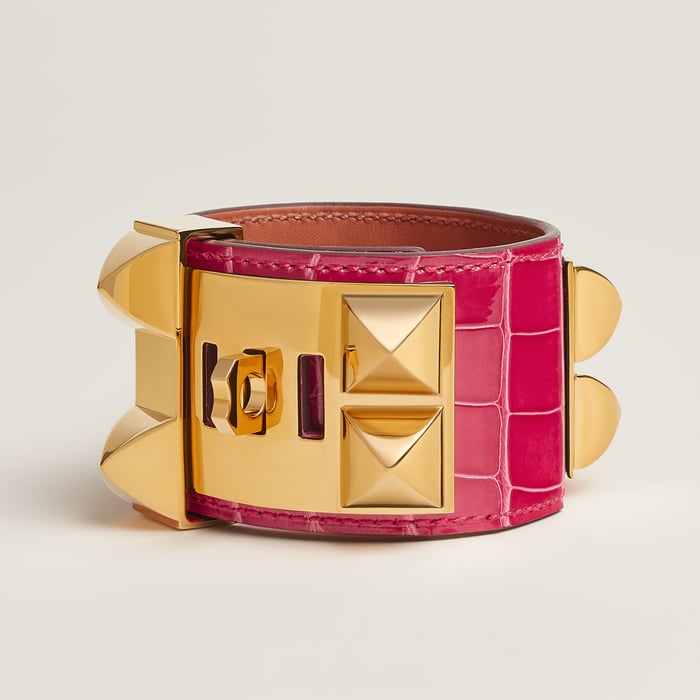 Rose Extrême Collier De Chien Bracelet