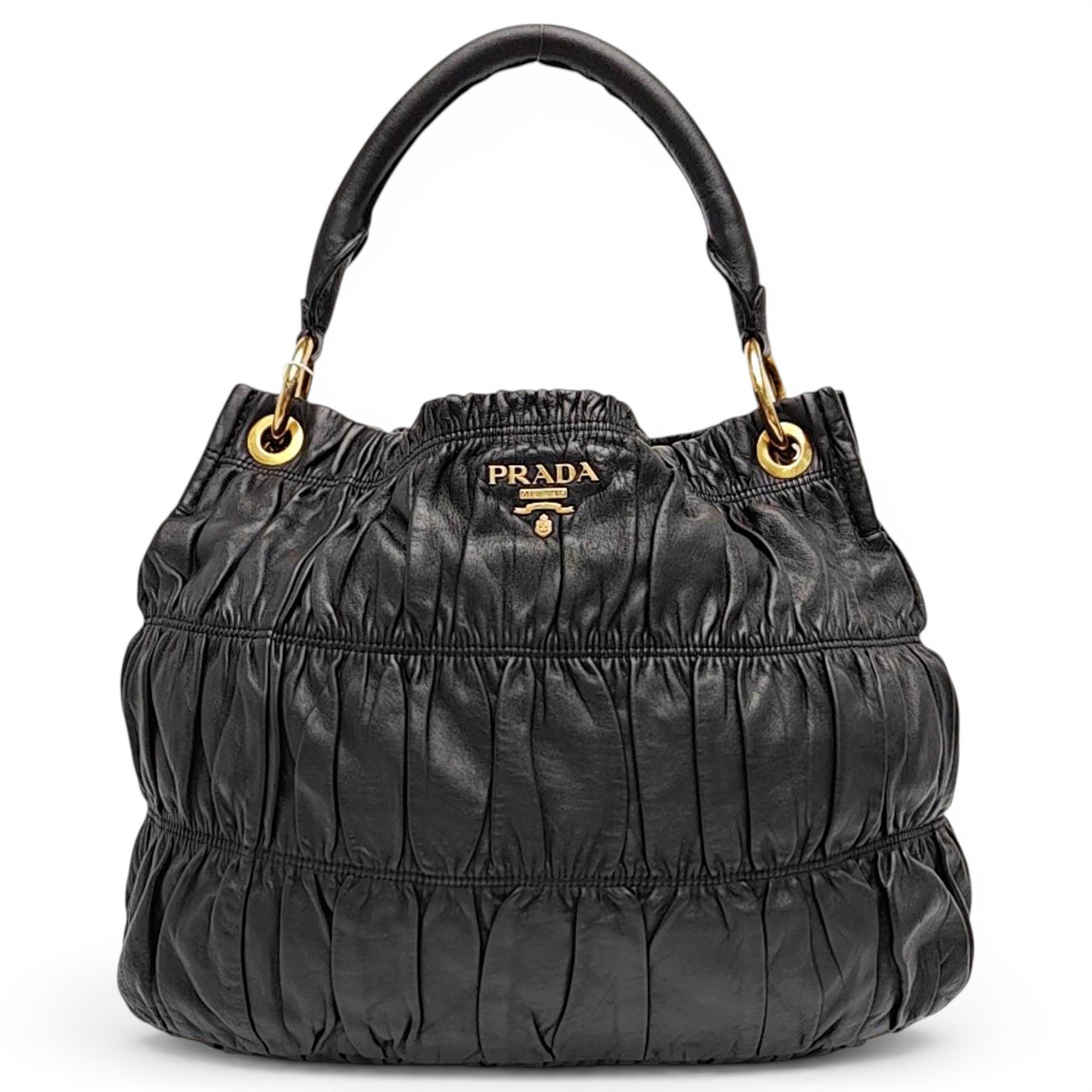 Arqué leather handbag