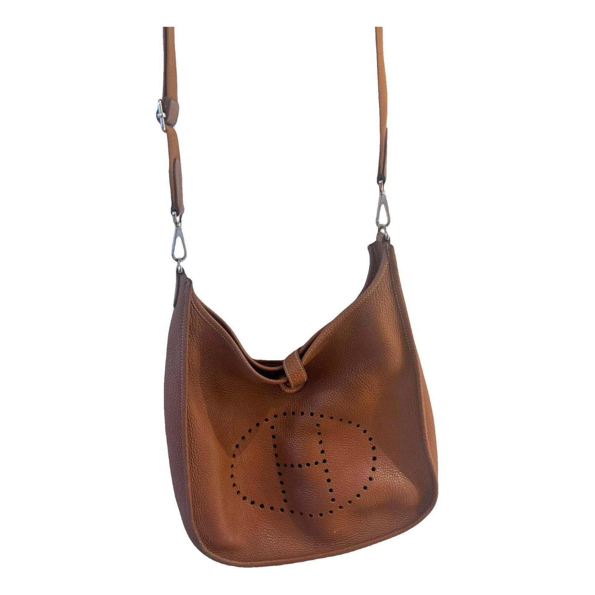 Hermes Evelyne Handbag Gold