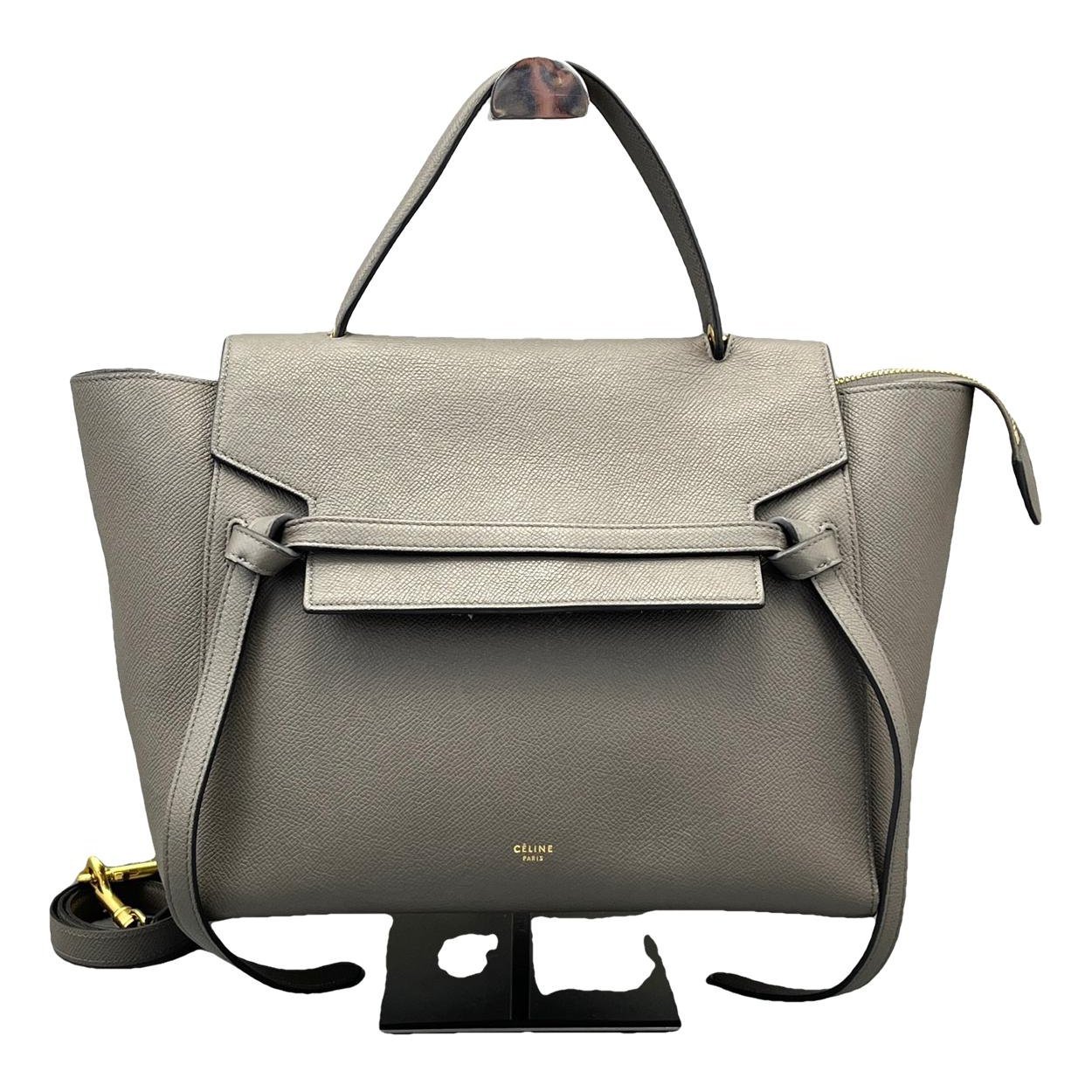 Belt leather handbag