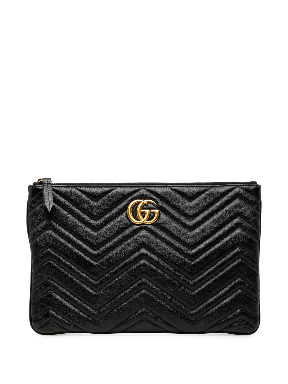 2016-2026 GG Marmont Matelasse Leather clutch bag