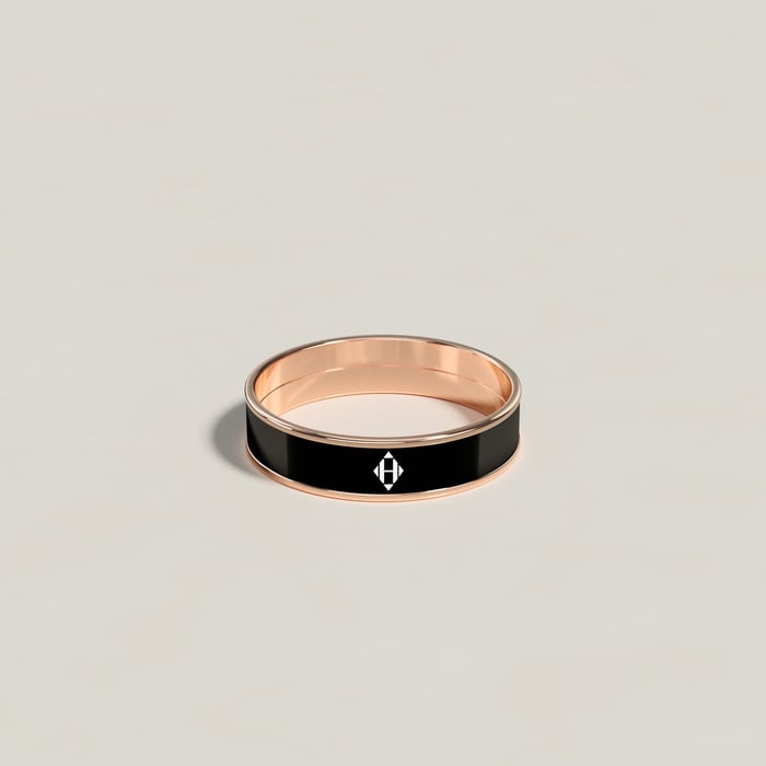 Noir Uni Ring, Small Model