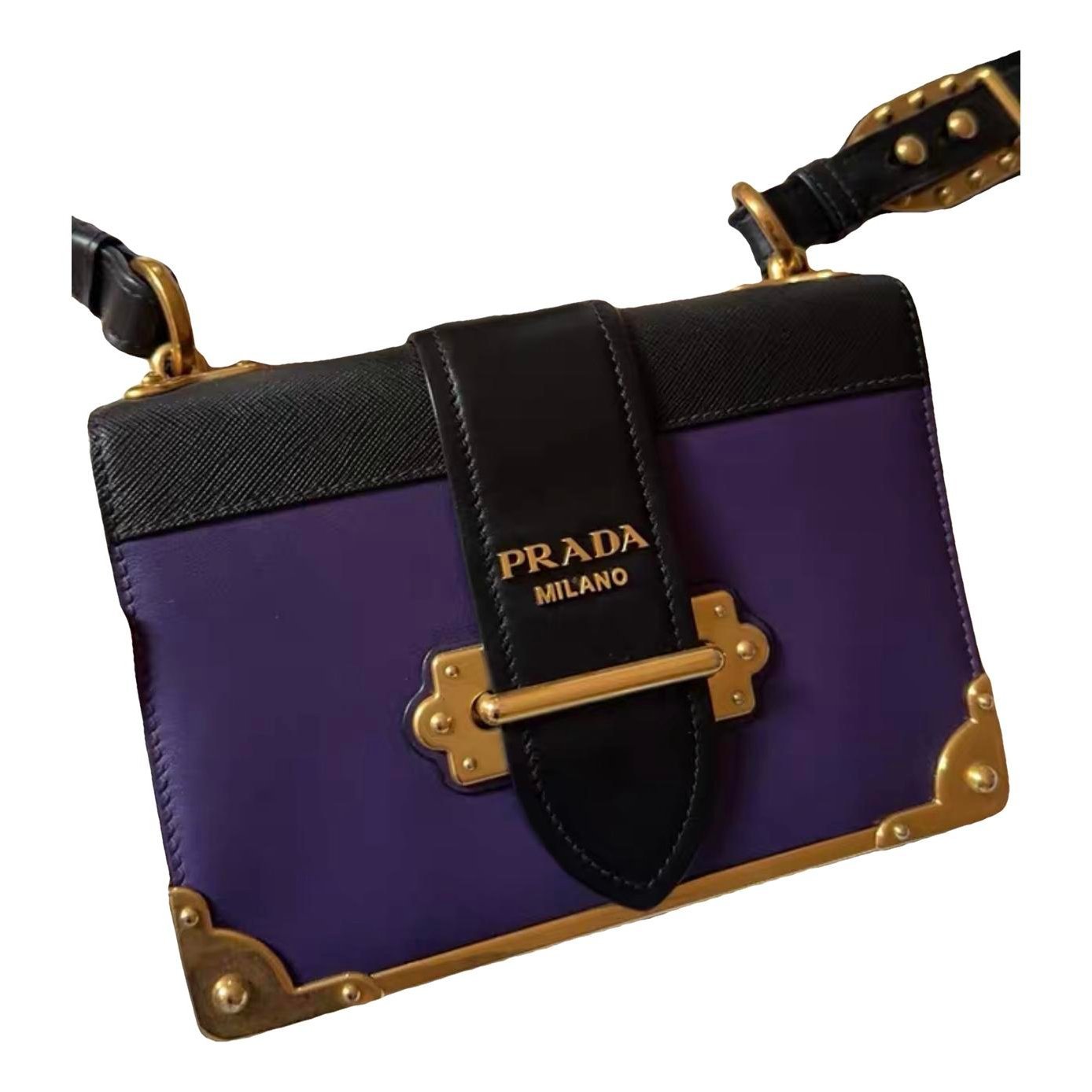 Cahier leather crossbody bag