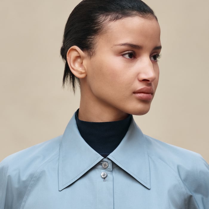 Bleu Adriatique Equestrian Shirt