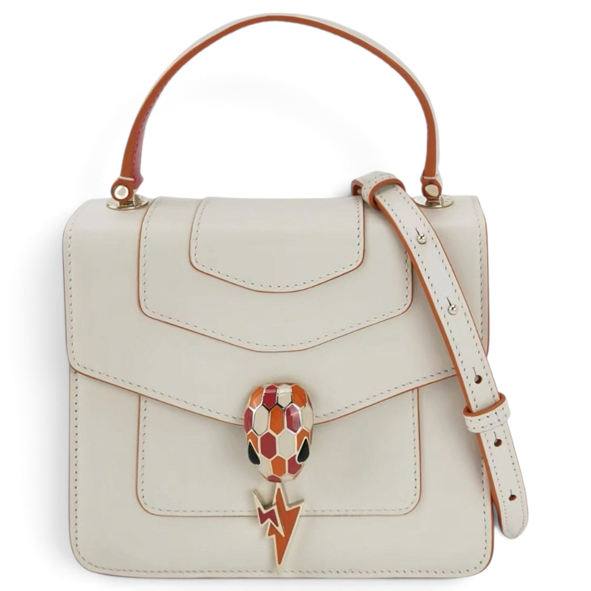 Serpenti leather crossbody bag