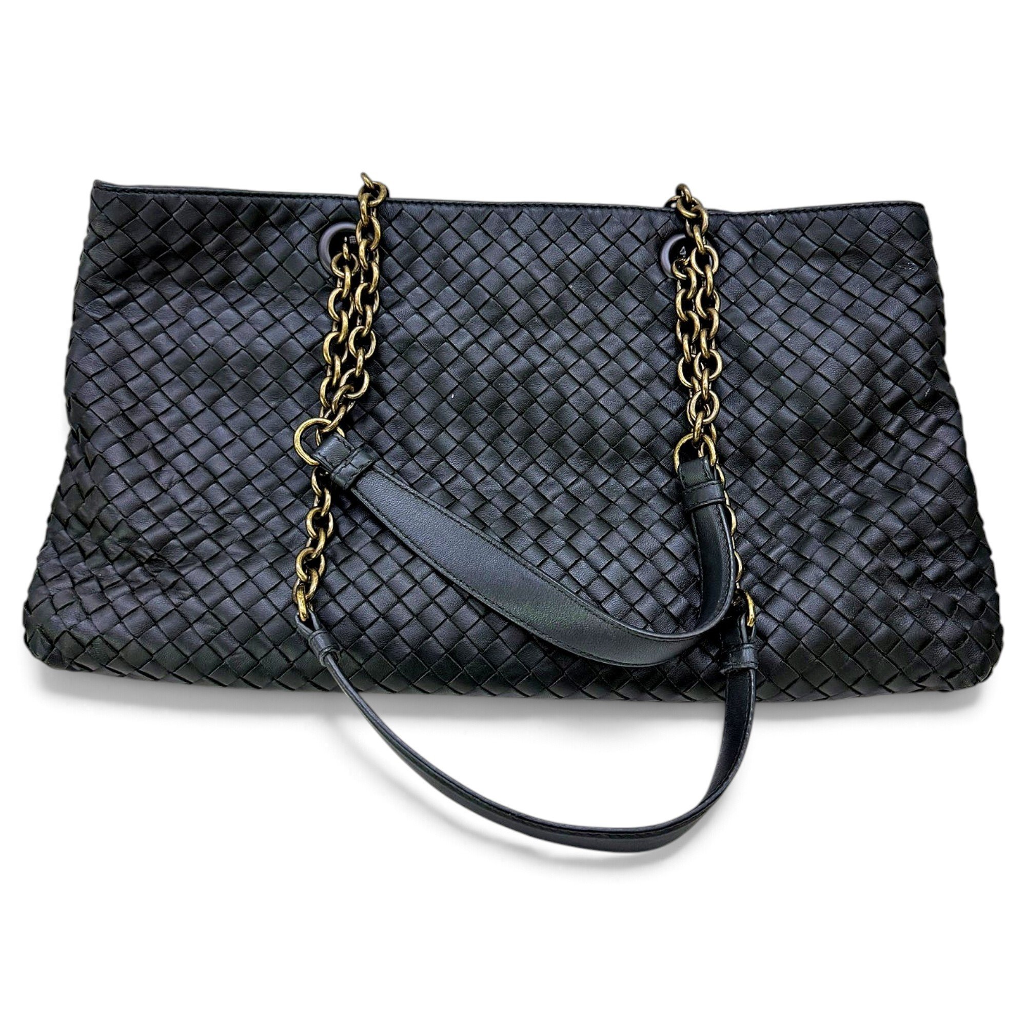 Leather tote