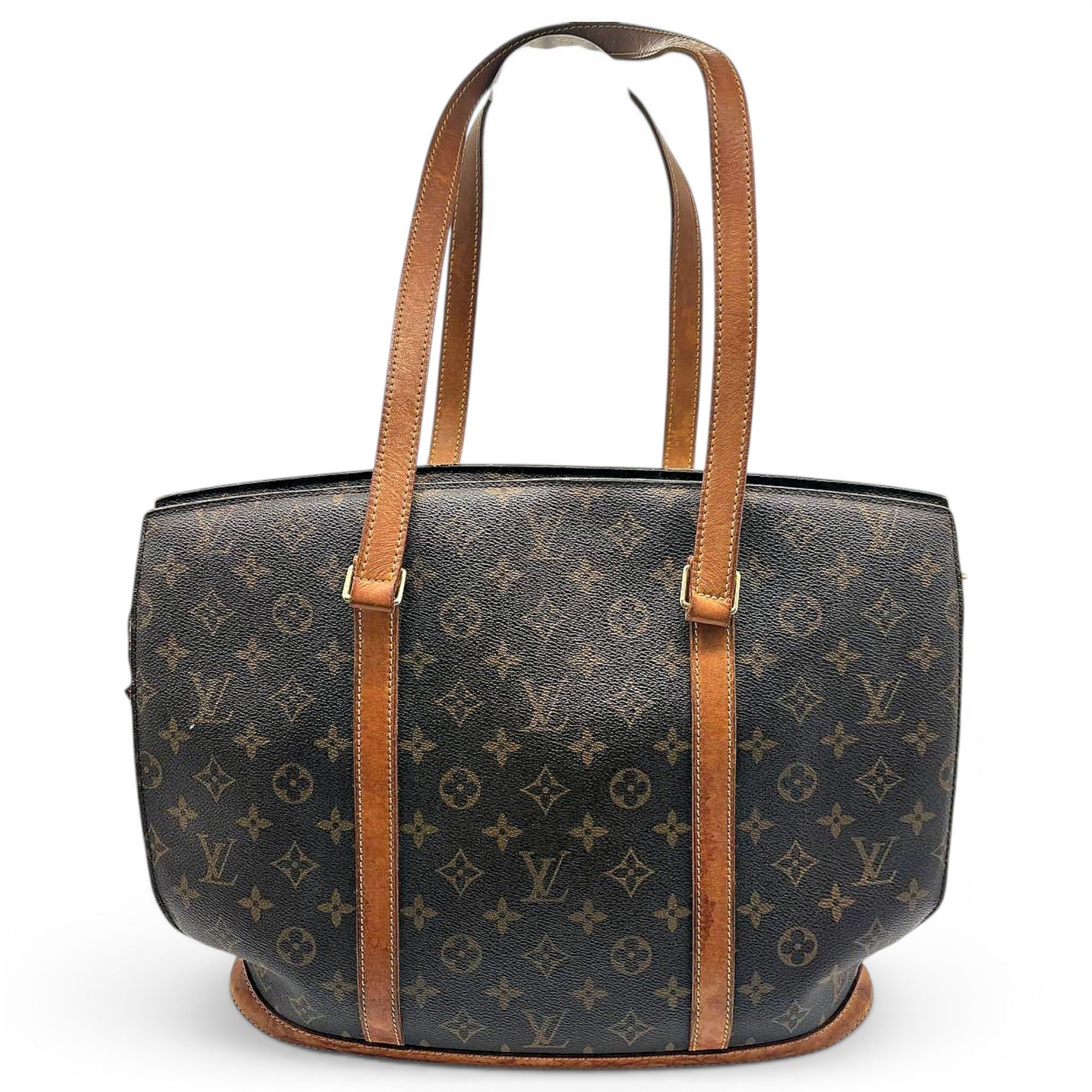 Babylone vintage leather tote