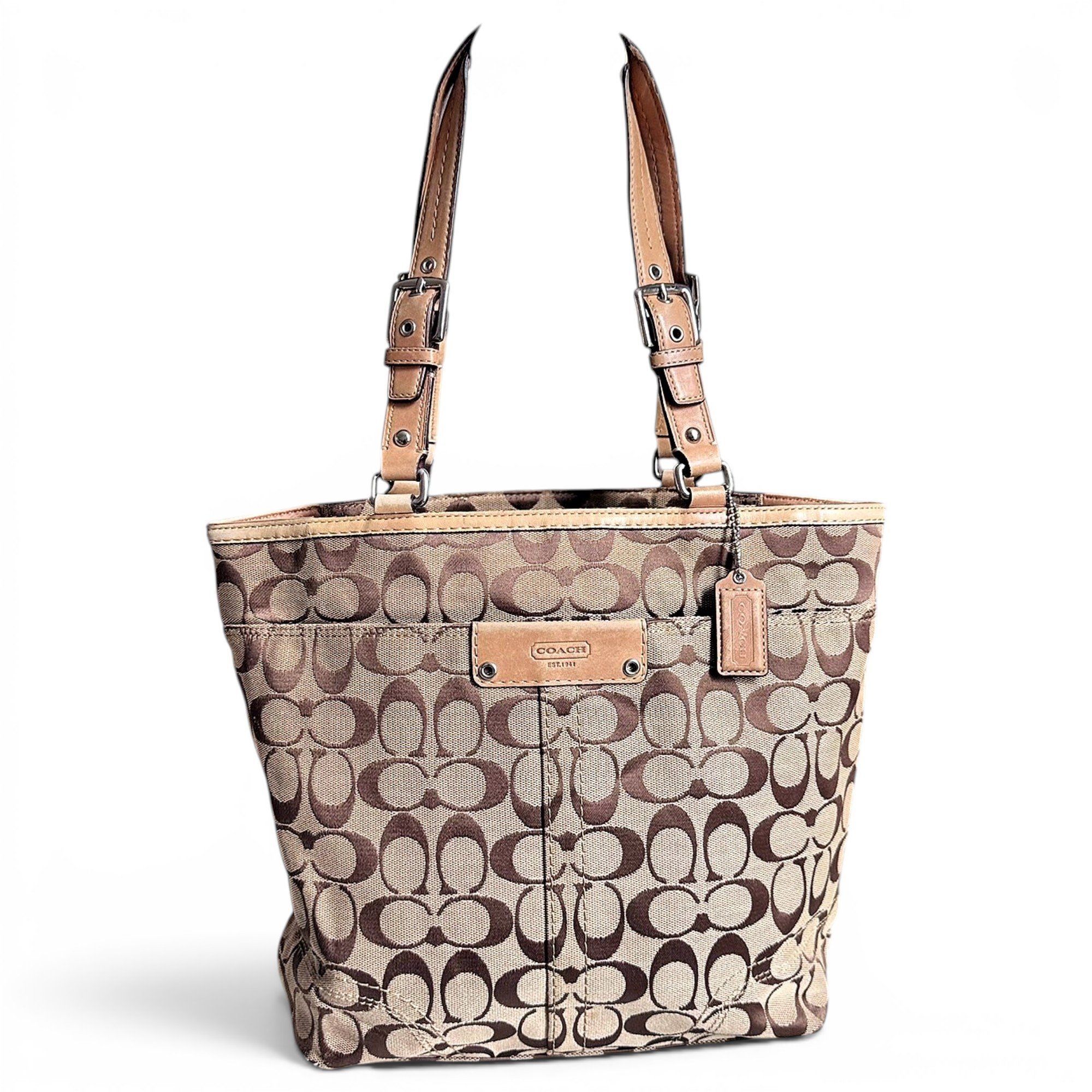 Signature Sufflette cloth handbag
