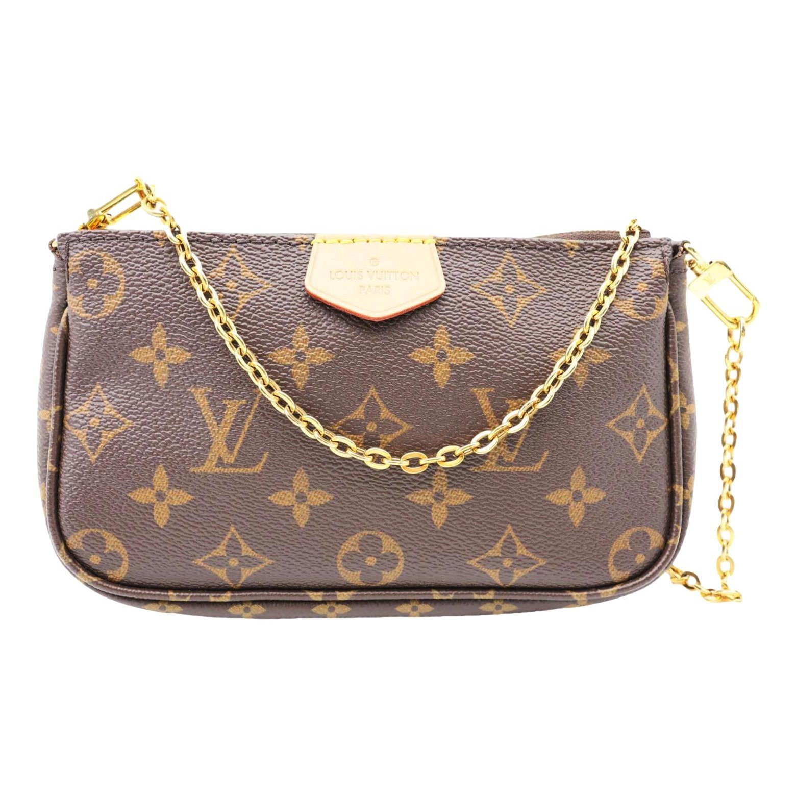 Louis Vuitton Pochette Accessoire cloth handbag