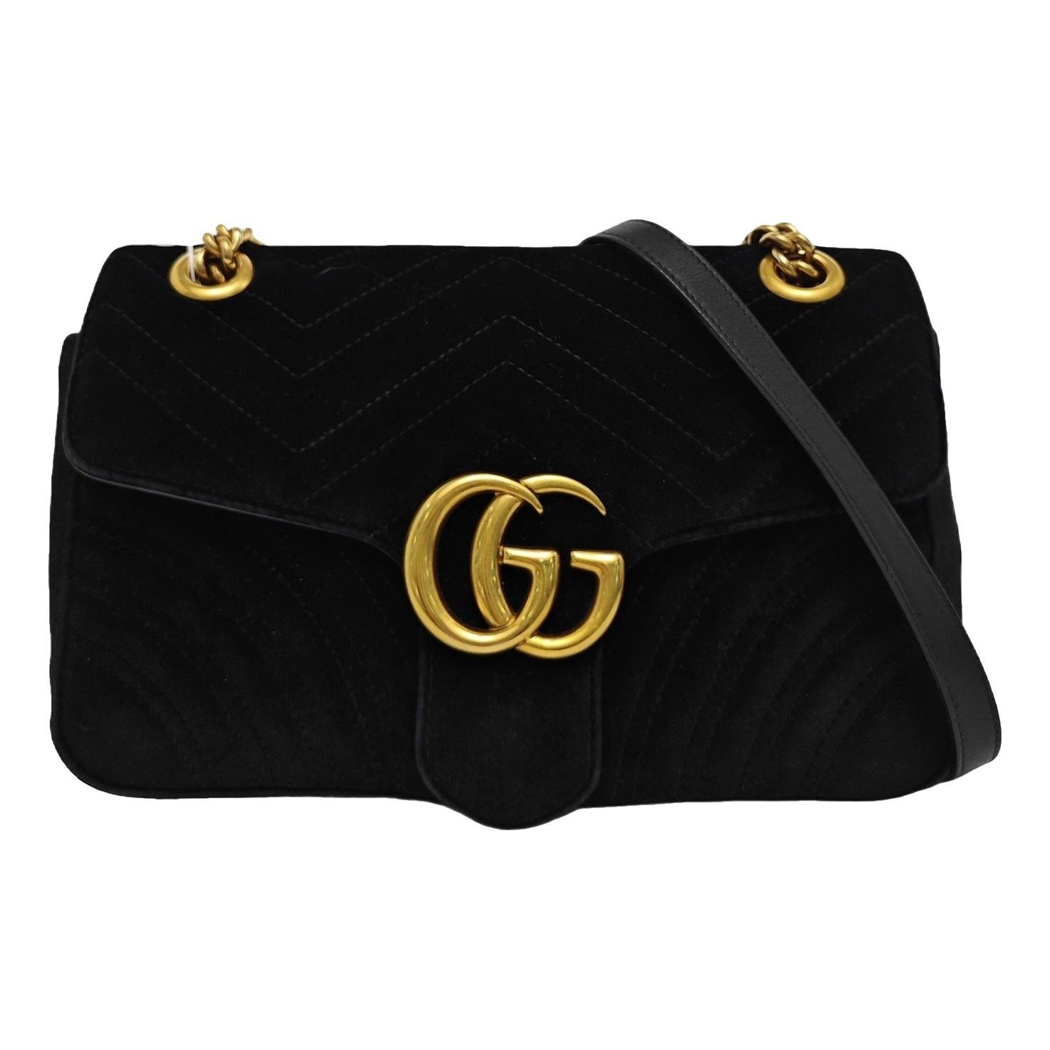 GG Marmont velvet handbag