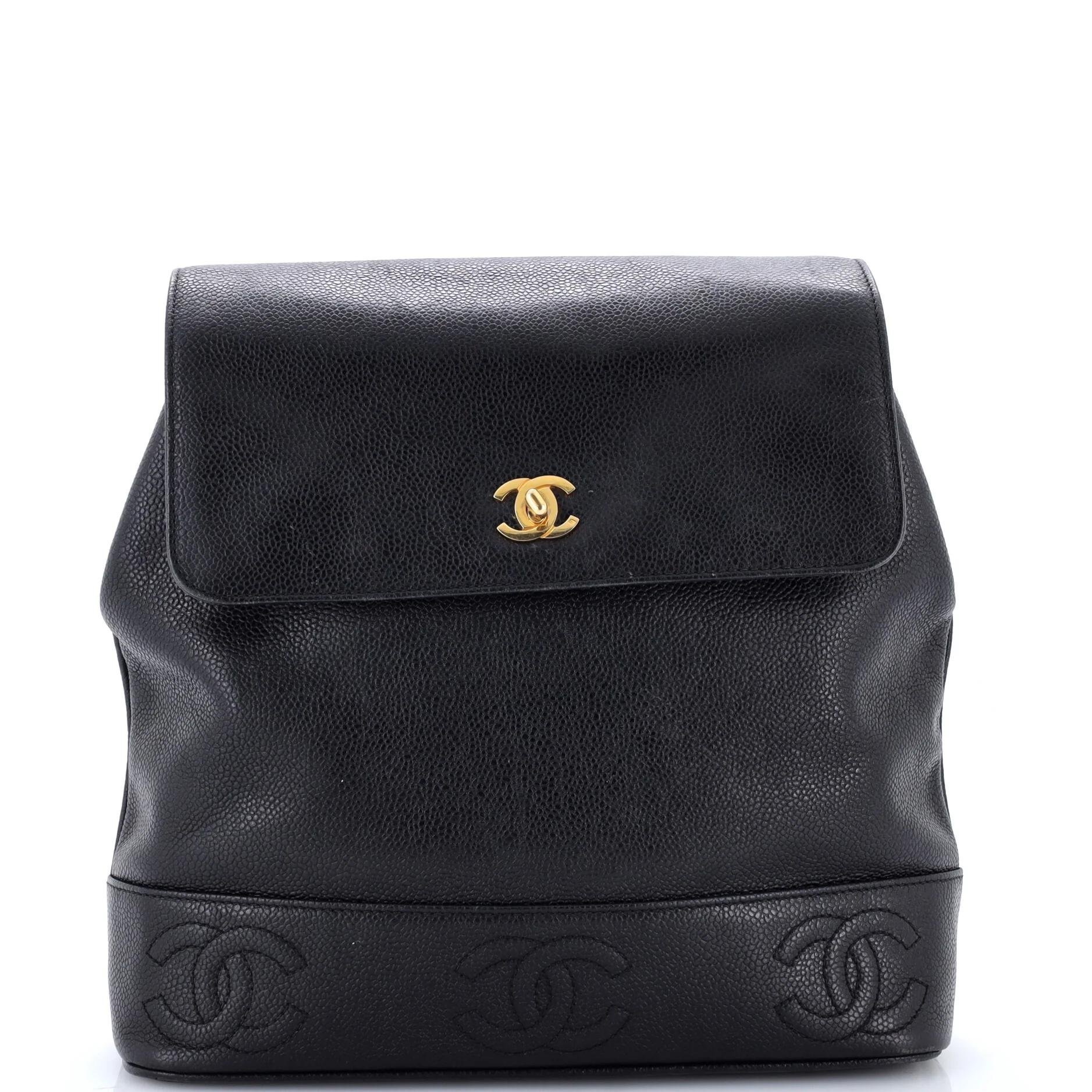 Leather backpack