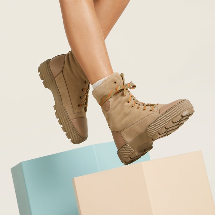 Beige Camel Fresh Ankle Boot