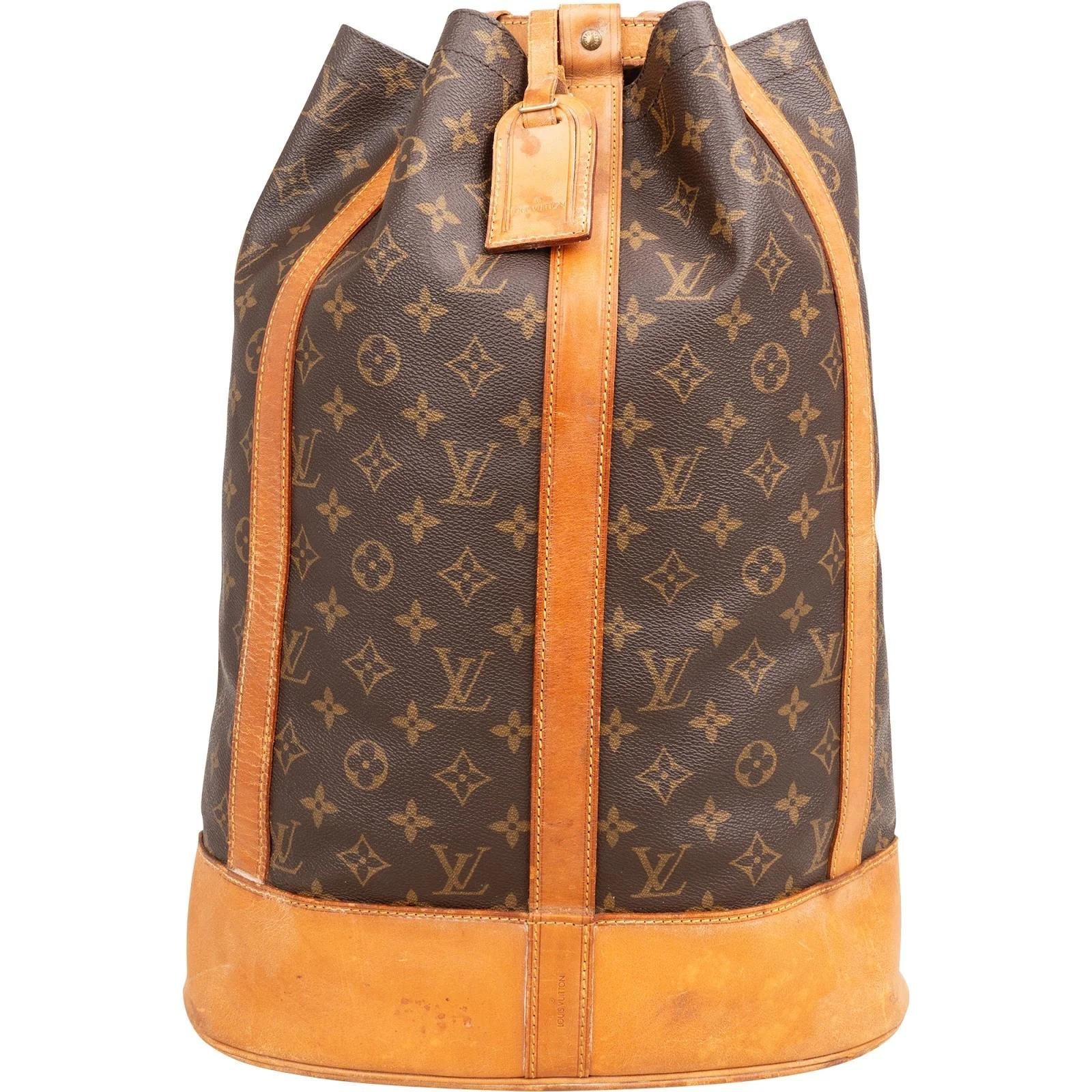 Randonnée leather backpack