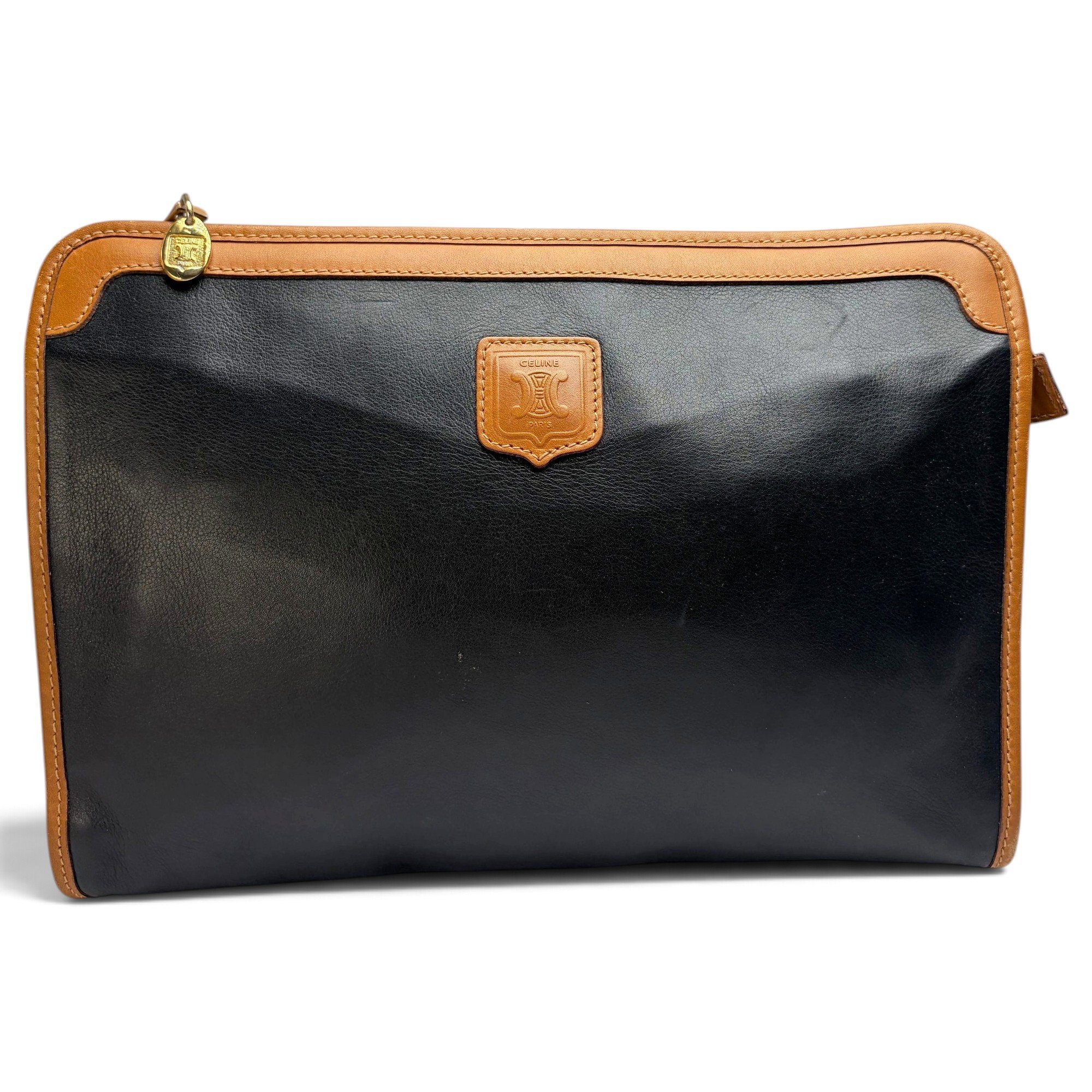 Pocket leather mini bag