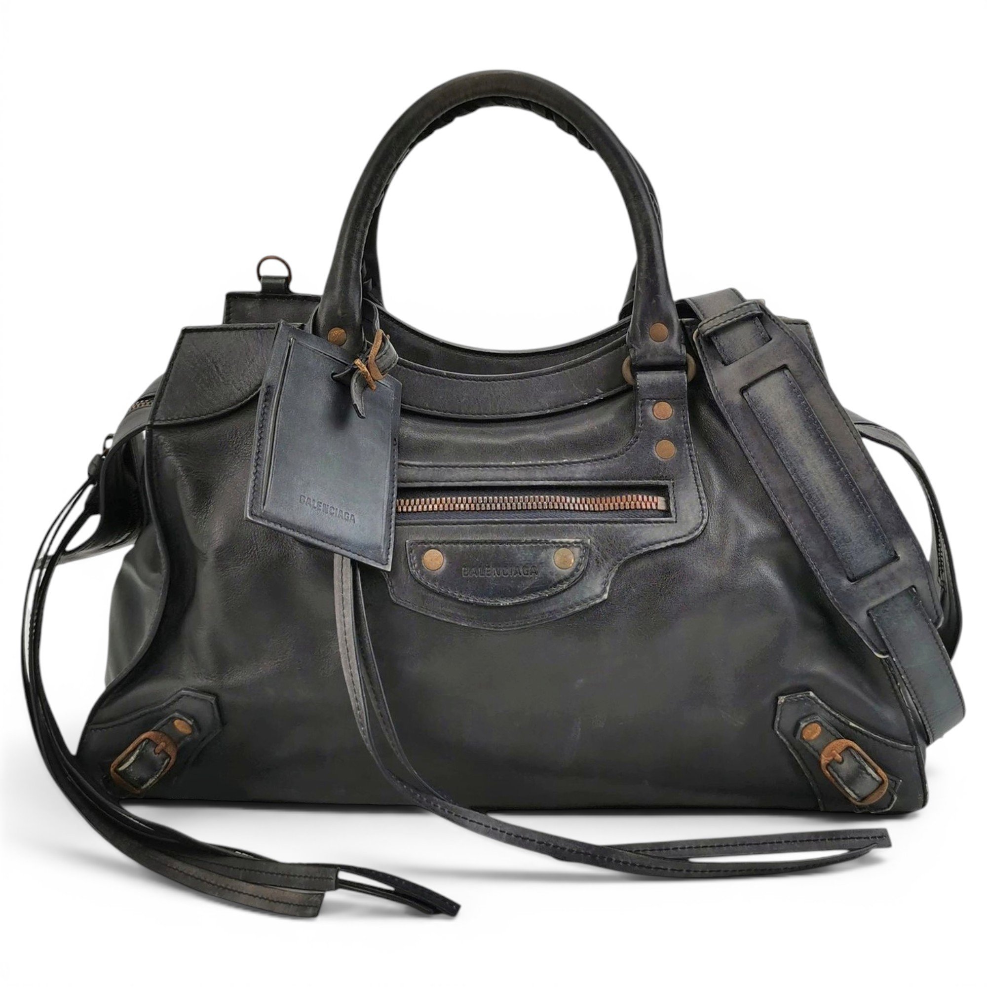 Neo Cagole City leather tote