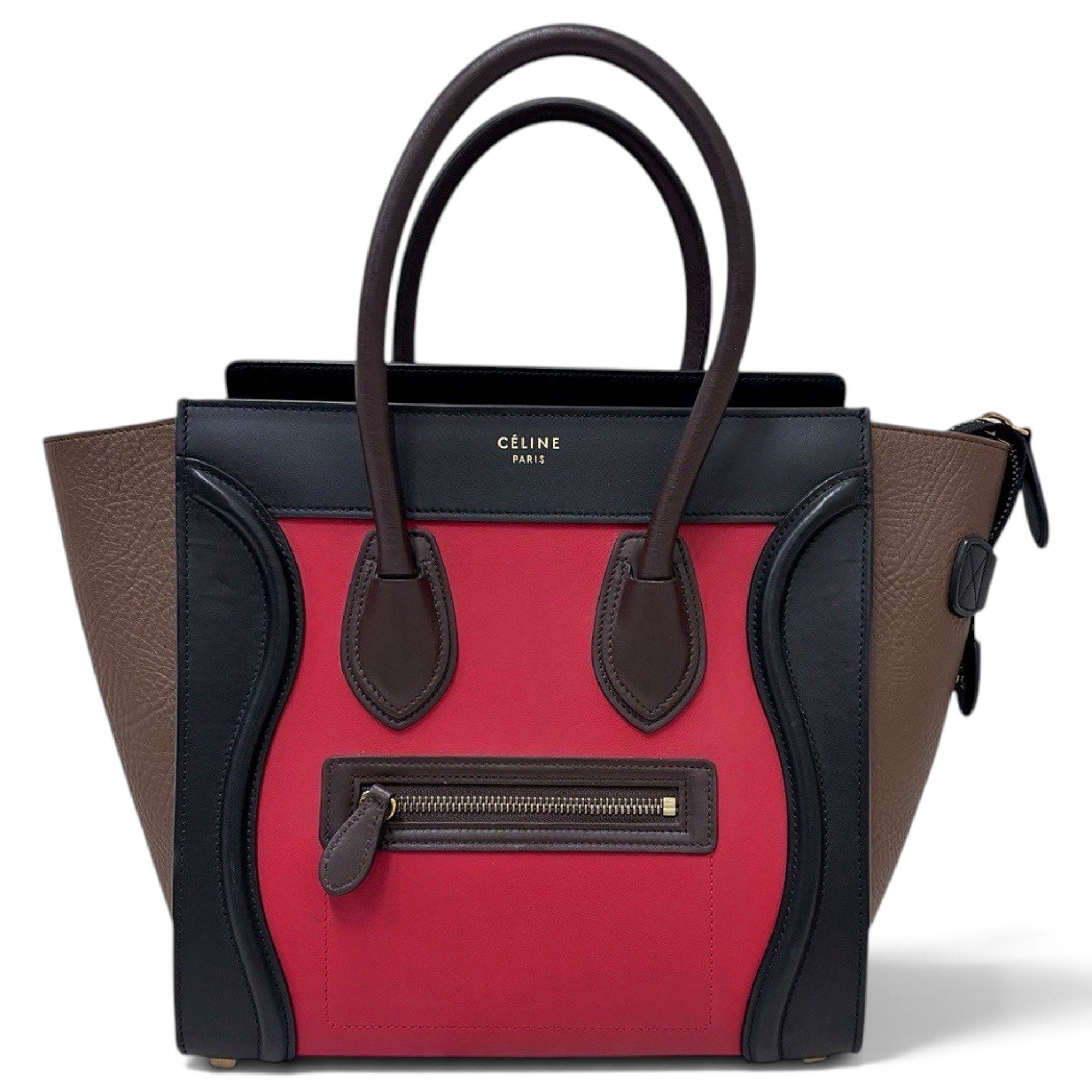 Luggage leather handbag