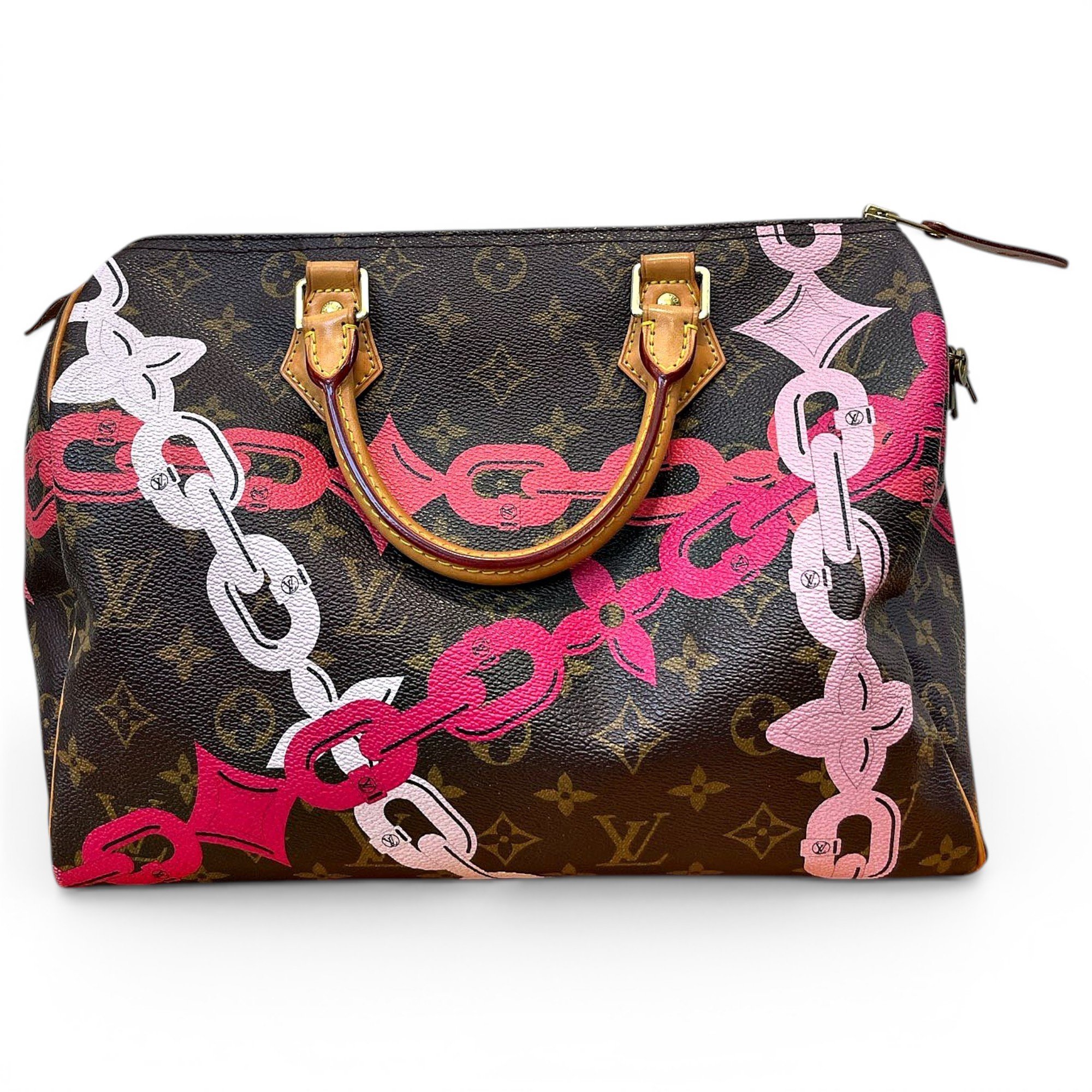 Speedy leather handbag