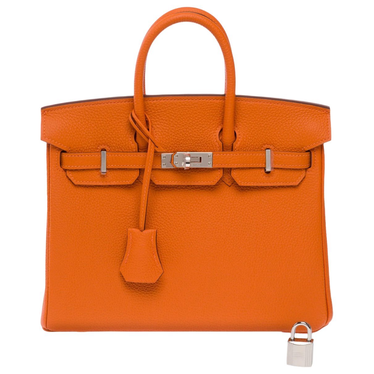 Birkin 25 leather handbag