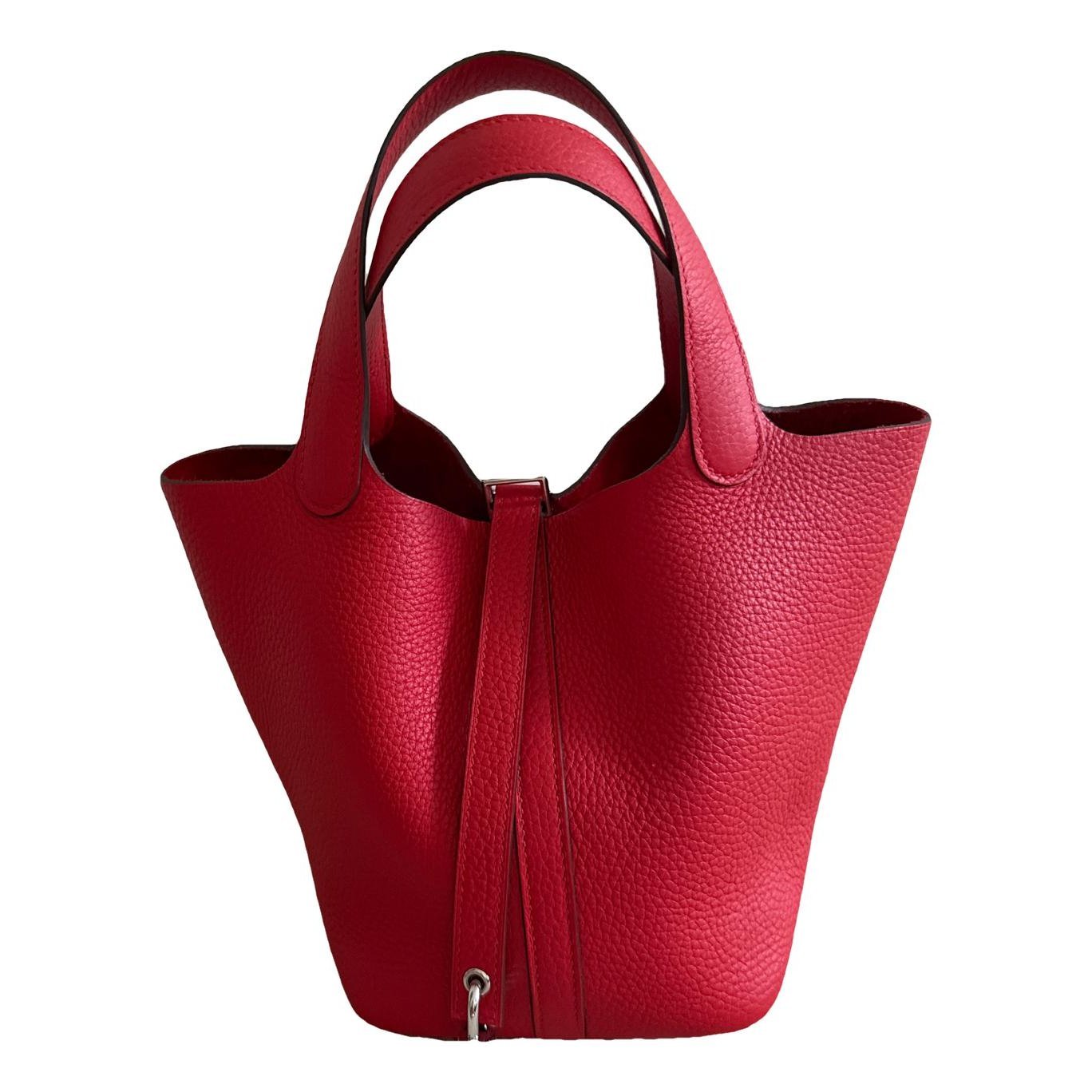 Hermes Picotin 18 Handbag Rouge De Coeur
