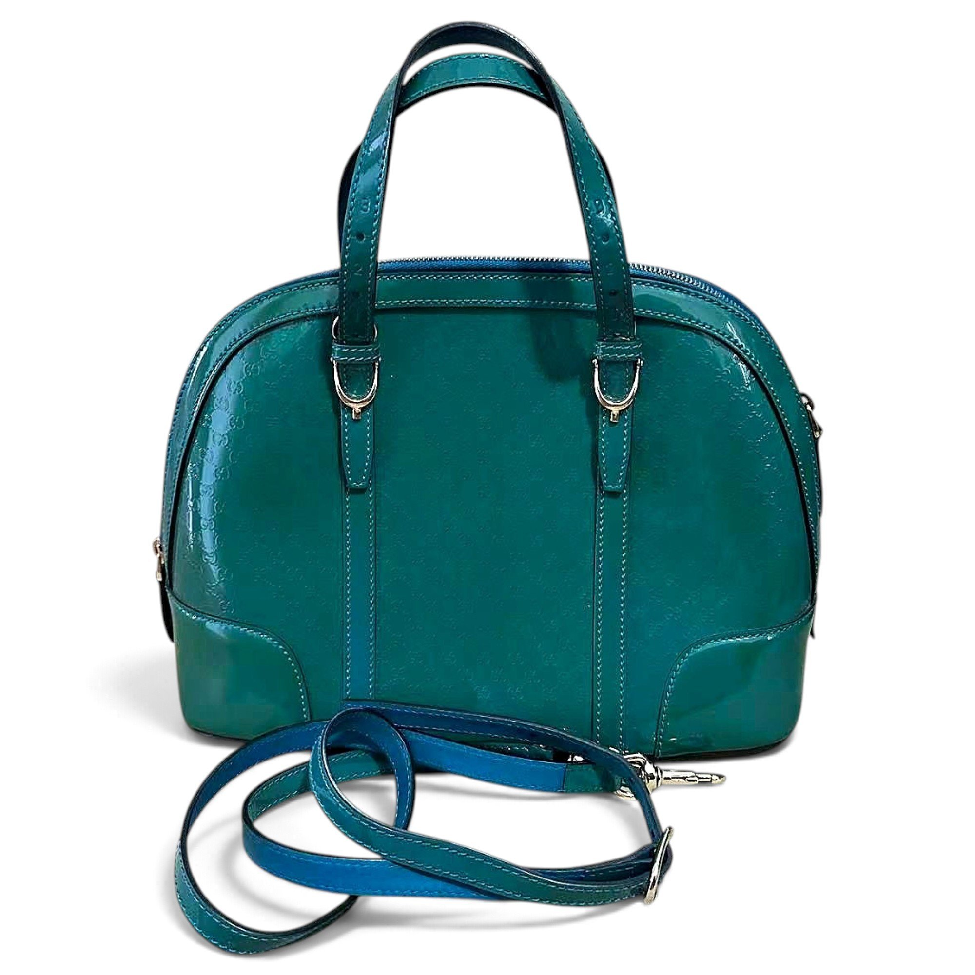 Dôme leather handbag