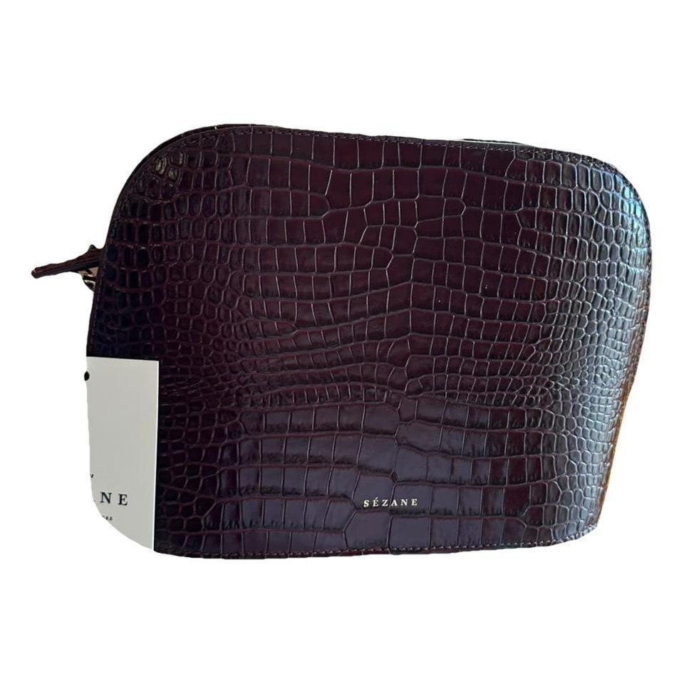 Sezane Victor leather handbag