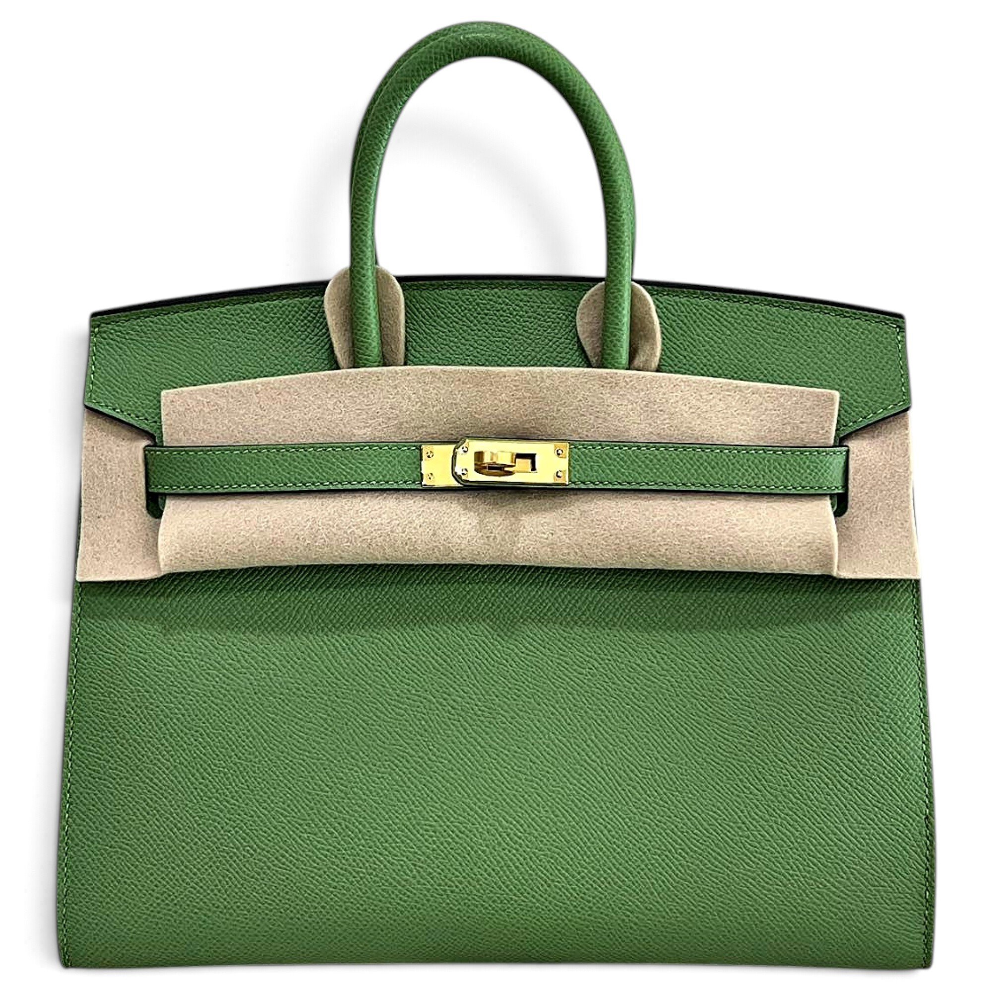 Birkin 25 leather handbag
